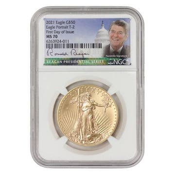 Verenigde Staten. 50 Dollars 2021 1 oz $50 USD American Gold