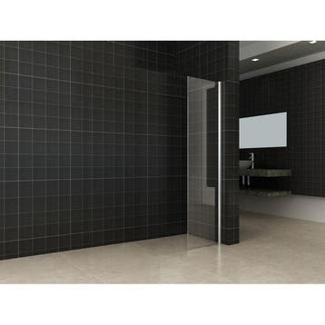 Wiesbaden Comfort Zijwand met Muurprofiel - 400x2000x10mm -, Ophalen of Verzenden, Nieuw, Glas