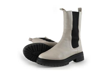 Manfield Chelsea boots in maat 41 Wit, Kleding | Dames, Schoenen, Verzenden, Wit, Overige typen, Zo goed als nieuw