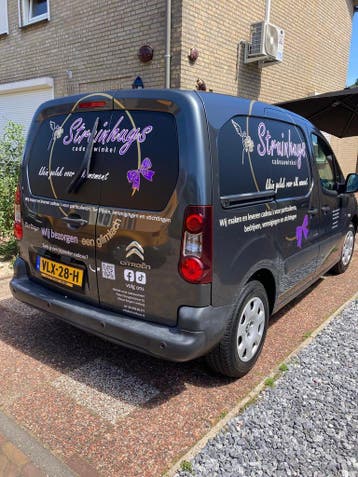 Voertuigbelettering, gevelreclame, gratis ontwerp - Sittard, Promotiewerk