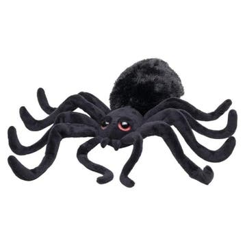 Knuffel spin - pluche - 40 cm - zwart - Halloween knuffel, Verzenden, Nieuw