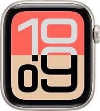 Apple Watch SE 2025 44 mm aluminium kast polarstern [wifi +, Verzenden, Zo goed als nieuw