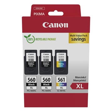 Canon PG-560XLx2 / CL-561XL multipack Inktcartridge, Verzenden, Nieuw, Canon