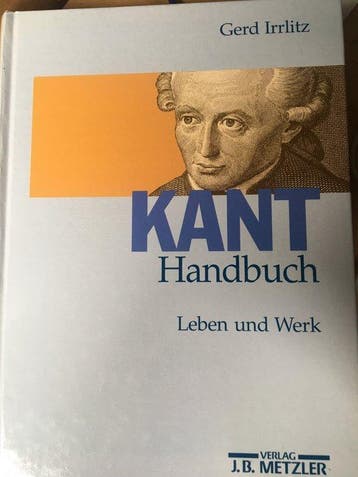 Kant-Handbuch - Gerd Irrlitz 9783476012340, Verzenden, Gelezen, Gerd Irrlitz