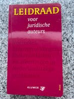 Leidraad voor juridische auteurs, Gelezen, Verzenden, Nederland, Juridisch en Recht