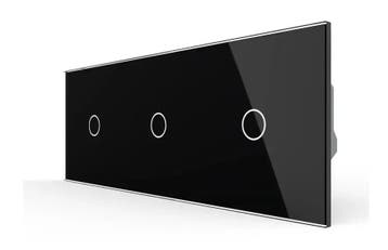 Livolo | Zwart | touch | Dimmer Schakelaar – 3 Lichtknoppen, Ophalen of Verzenden, Nieuw, Schakelaar