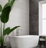 Wandtegel Ragno Gamma Grijs Meteor Glans 5x20 (Muurtegels), Nieuw, 20 tot 40 cm, 10 m² of meer, Wandtegels