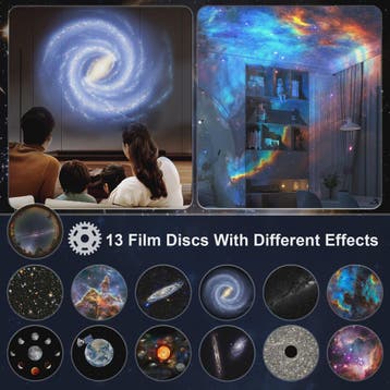 Galaxy Projector Sterrenhemel Projector - Planetarium met 12, Verzenden, Nieuw