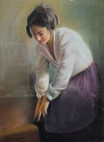 Domingo Alvarez Gomez (1942) - La mujer inclinada · NO