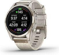 Garmin Epix Pro (Gen 2) 42 mm beige/zachtgoud met crème, Verzenden, Zo goed als nieuw