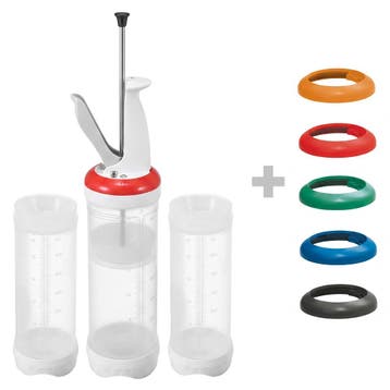 GGM Gastro | (3 stuks) Portion Pal kit met driegaatsschuif |, Verzenden, Nieuw in verpakking