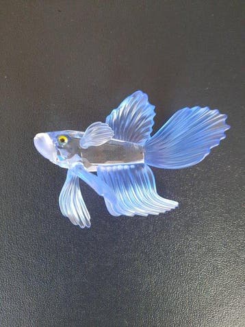 Swarovski - Beeldje - Siamese fighting fish blue - 236718 -