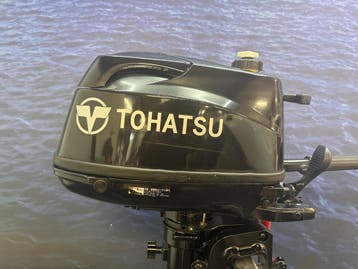 “ Tohatsu 4 pk | Kortstaart | Gebruikte nette staat “, Minder dan 5 pk, Viertaktmotor, Ophalen of Verzenden, Zo goed als nieuw
