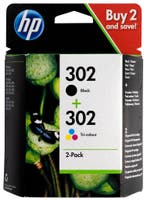 HP Cartridge HP 302 zwart/kleur - 2 stuks, Verzenden, Nieuw
