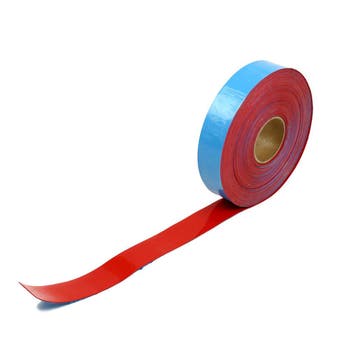 Weerbestendige vloertape  -  Rood  -  30 m (rol) x 50 mm  -, Verzenden