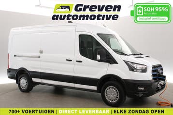 Ford E-Transit L3H2 68 kWh | Snelladen | SOH 95% | 360° |, Automaat, Wit, 360° camera, Elektrisch