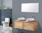 Sani Royal Badkamermeubel Verona Wood Eiken 120 cm, Nieuw