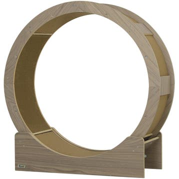 TRUUSK Kattenlooprad 91 cm - Met Rem - Krabplank - Voor Gezo, Verzenden, Nieuw