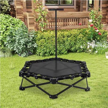 Opvouwbare Fitness Trampoline met Handgreep Rebounder, Verzenden, Nieuw