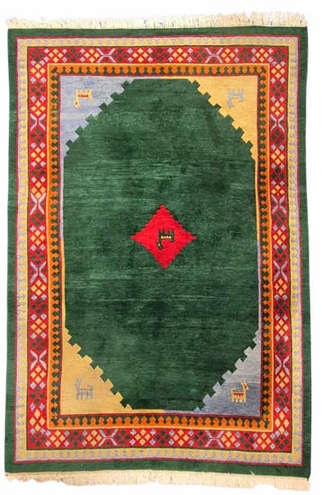 Perzisch Tapijt Gabbeh 300x200 wollen vloerkleed, Gabbeh wollen vloerkleed perzisch tapijt nieuw handgeknoopt, 200 cm of meer
