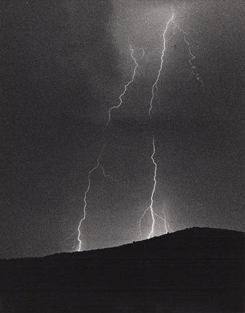 Jerry Hoffman/Patriot News Library - Lightning in distance,