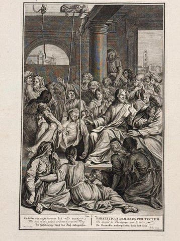 Bernard Picart (1673-1733), after - Paralyticus demissus per
