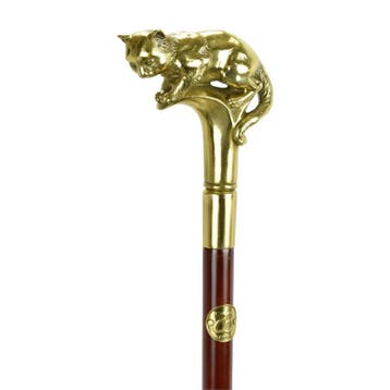 A BRONZE-HANDLED WALKING STICK (Beeldjes - Decoratie), Verzenden, Nieuw