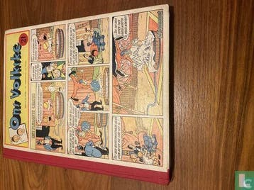 Austen Layard - Ons Volkske 21 - 1956, Eén stripboek, Verzenden, Gelezen, Craenhals, François, Dumas, Alexandre [naar], Funcken, Fred, Gascard, Gilbert, Graton, Jean, Hamari, Laudy, Jacques, Macherot, Raymond, Moor, Bob de, Remi, Georges, Vandersteen, Willy.