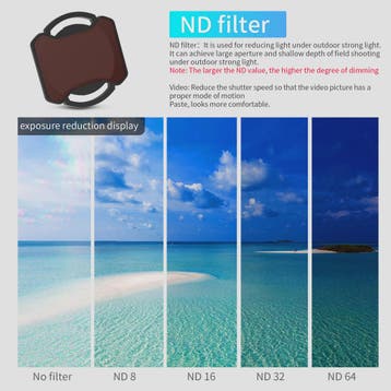 RCSTQ Filterset voor DJI Avata 2 Drone - ND8, ND16, ND32, ND, Verzenden, Nieuw