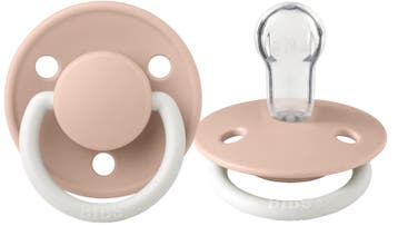 Bibs De Lux Glow In The Dark Blush Silicone Fopspeen, Verzenden, Nieuw