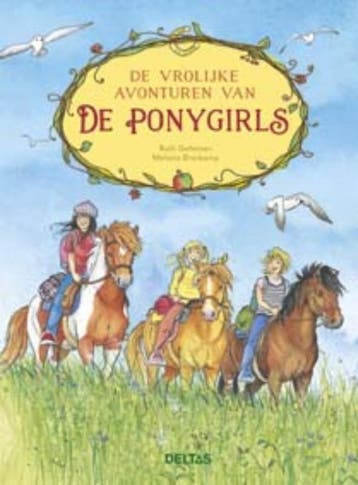 De vrolijke avonturen van de ponygirls / De ponygirls, Boeken, Verzenden, Zo goed als nieuw, Ruth Gellersen