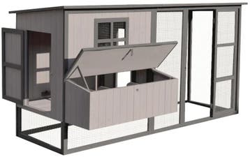 Kippenhok Flamingo Calypso Cottage – Houten Kippenhok met., Dieren en Toebehoren, Pluimvee | Toebehoren, Verzenden, Nieuw, Kippenhok of Kippenren