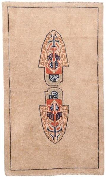 Antique Chinese Peking Carpet - Genuine Asian Handmade Rug -, Nieuw