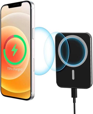 Draadloze oplader lader magneet auto houder draadloos *zwart, Telecommunicatie, Mobiele telefoons | Telefoon-opladers, Verzenden