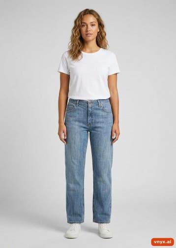 Vintage Jeans Dames maat Unknown Lichtblauw Vintage, Ophalen of Verzenden, Nieuw