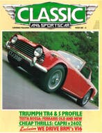1985 CLASSIC AND SPORTSCAR MAGAZINE (08) AUGUSTUS ENGELS, Nieuw, Author