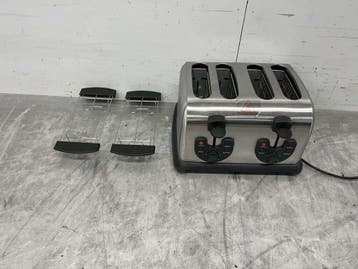 RVS GGG Toaster Broodrooster 4 sneden 230V Horeca, Ophalen of Verzenden, Nieuw in verpakking
