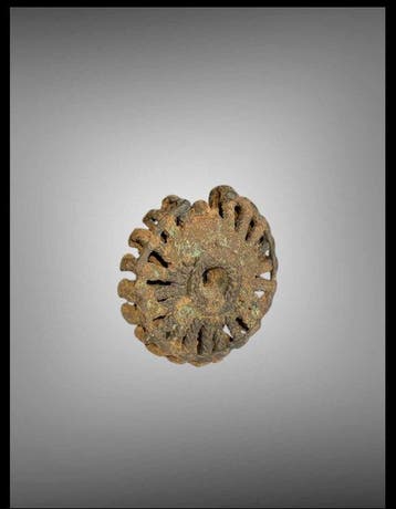 Dogon-hangers, zon - Prachtige hanger van brons - Dogon -