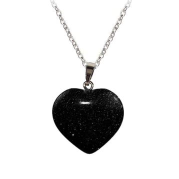 Fako Bijoux - Ketting - Hart Natuursteen - 20x20mm -, Verzenden, Nieuw