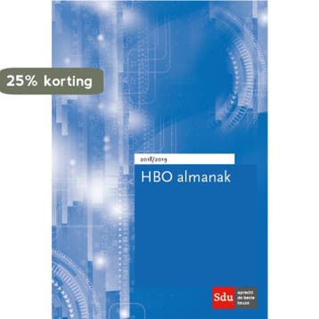 HBO Almanak, Editie 2018-2019 - Uitgevers 9789012403023, Verzenden, Gelezen, Uitgevers