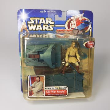 Star Wars Attack of the Clones Obi-Wan Kenobi with Force..., Verzenden, Zo goed als nieuw