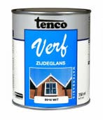 Tenco Verf Zwart Ral 9005 Zijdeglans Waterbasis 750 ml, Ophalen of Verzenden, Nieuw