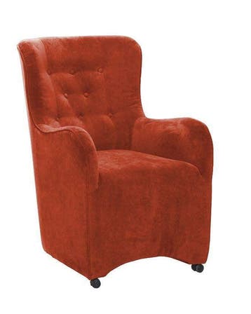 Eetkamerstoel Jennifer - eetkamerstoelen - Oranje, Nieuw, Stof