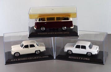 Altaya 1:43 - Modelauto (3) - Volkswagen Kombi (1972), Alfa, Hobby en Vrije tijd, Modelauto's | 1:5 tot 1:12, Nieuw