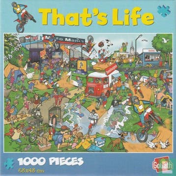 That's Life Moto Mania Puzzel 1000 Stukjes, Verzenden, Nieuw