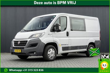 Fiat Ducato 2.3 MultiJet | DC 7-Zits | Camera | Navi |, Stof, Gebruikt, Euro 6, Wit