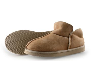 Manfield Pantoffels in maat 39 Beige, Verzenden, Beige, Zo goed als nieuw, Pantoffels of Sloffen