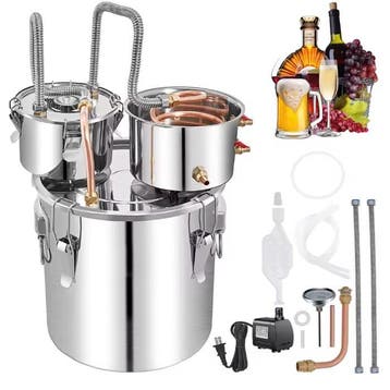 50L RVS Distilleerapparaat Alcohol Water Distilleerder, Verzenden, Nieuw