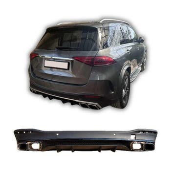 Diffuser voor mercedes gle w167 2019+ met dubbele chrome uit, Auto-onderdelen, Nieuw