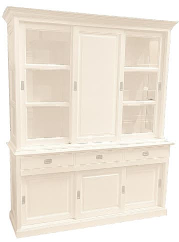Buffetkast wit Deurne 180cm dichte middendeur, Ophalen of Verzenden, Nieuw